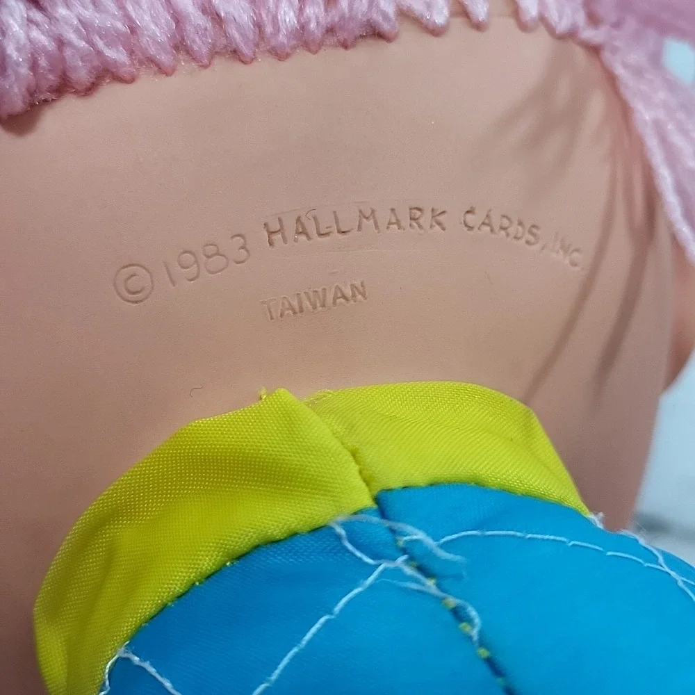 Vintage 80s Rainbow‎ Brite Tickled Pink Doll Hallmark 1983 Flaw